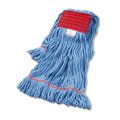 Boardwalk 5 in Looped-End Wet Mop, Blue, Cotton/Synthetic, PK12, BWK503BLCT BWK503BLCT